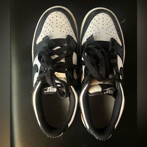 Panda Nike Kids Black and White Athletic Sneakers